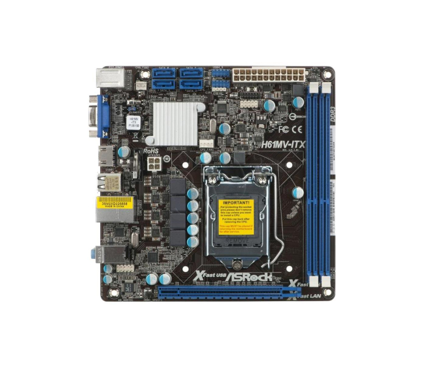 ASRock H61MV-ITX (H61 PCI-E DDR3) - 127175 - zdjęcie 3
